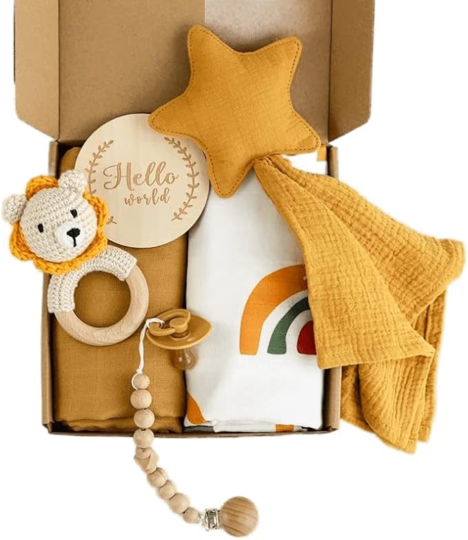 OLilye Baby Gift Set for Newborn New Baby Gift Set Gender Neutral
