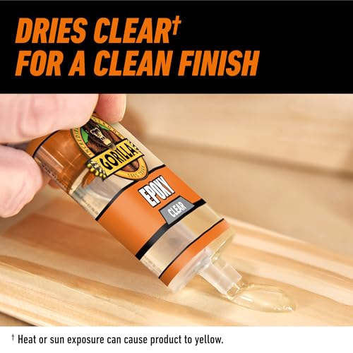 Gorilla 2 Part Epoxy, Incredibly Strong Bonding, 5 Minute Set, 0.85 oz - image 3