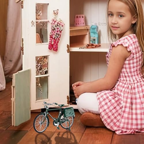 Mini kit de bicicleta DIY de aleación con 52 piezas mecánicas para montar 3