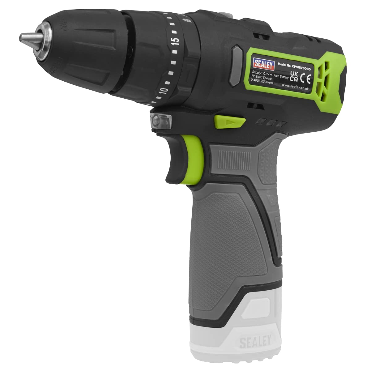 Sealey Cordless Combi Drill �10mm 10.8V SV10.8 Series - Body Only CP108VDDBO