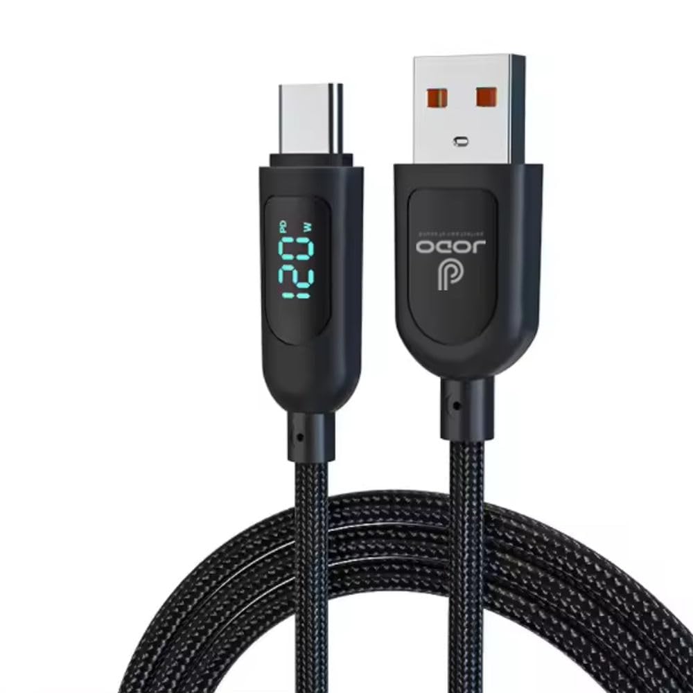 JODO Digital Display Type-A to Type-C Data Cable | 120W Fast Charging, 480Mbps Data Transfer Speed | Compatible With Samsung Galaxy iPad MacBook Pixel | 1 Mtr (B0D2XJZDT1) Amazon Price History, Amazon Price Tracker