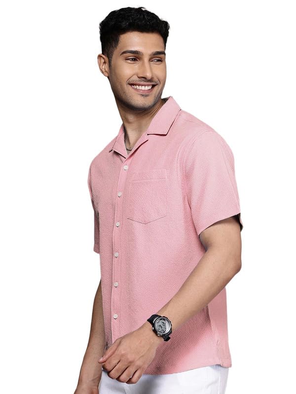 Image of Tee Projekt Fashion Textured Shirts for Men||Regular Fit Casual Shirt for Men||Fancy Shirt