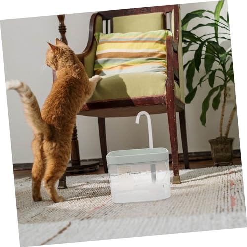 Fuente plástica automática para agua de mascotas miniatura 6