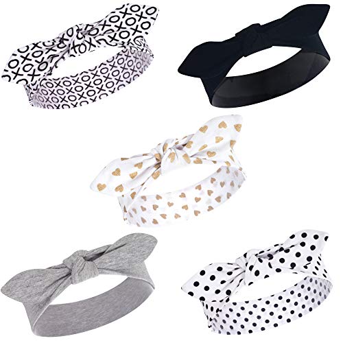 Image of Hudson Baby Cotton and Synthetic Headbands, Size 0-24 Months