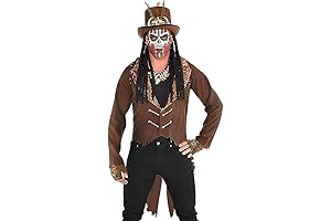 Child's Witch Doctor Jacket - Small/Medium Enchanting Brown Costume Piece