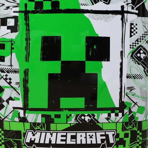 Bioworld Minecraft Creeper 20" Carry-On Luggage With Wheels And Retractable Handle3