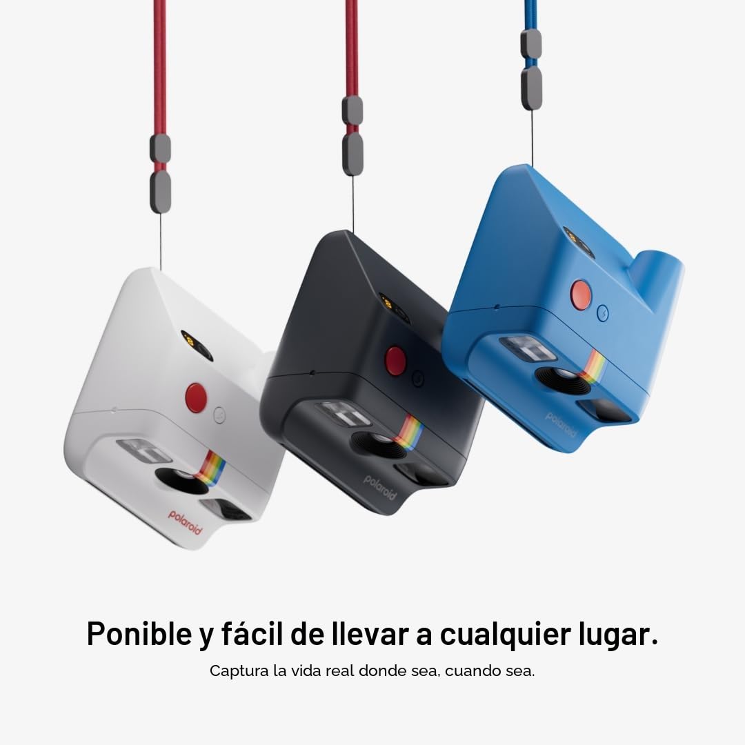 Polaroid - Paquete de cámara instantánea Go Gen 2 Negra + Clip Negro