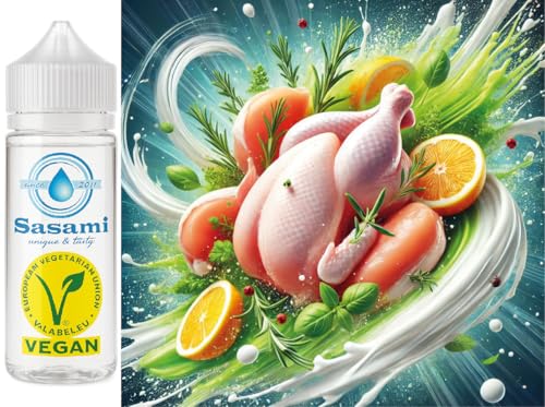 Poulet cru arôme concentré Sasami solution vegan 100 ml pour simili-carnés réussis