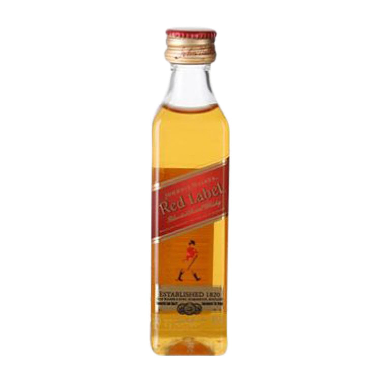 Whiskey Blended 12 Einheiten Box Johnnie Walker Red Label Miniaturflasche 5 cl