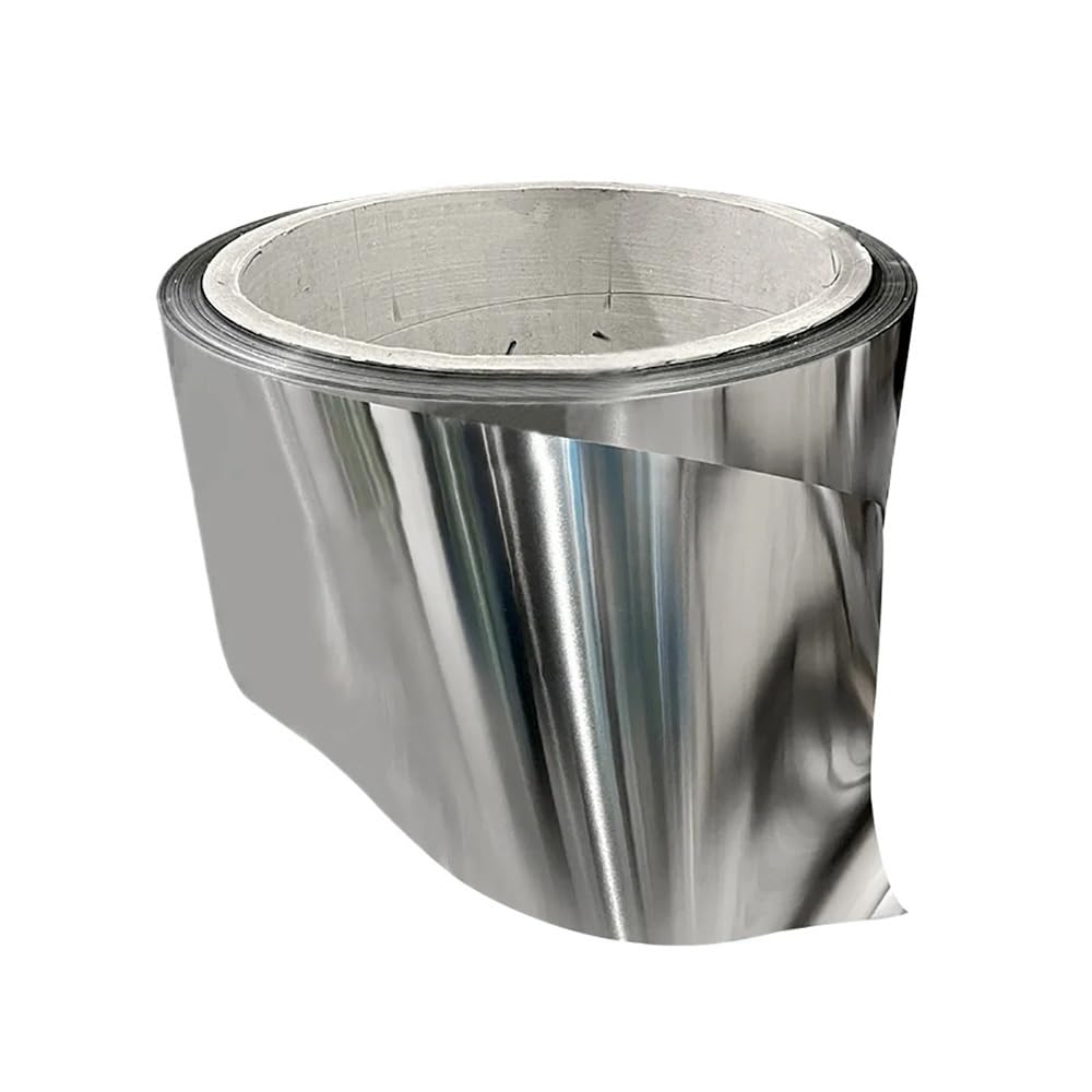 Folienstreifen aus Edelstahl 316, 1 m x 100 mm, dünnes Blech | Leicht zu schneiden, ideal for Reparaturen und Bastelarbeiten zu Hause(0.05x100x1000mm)