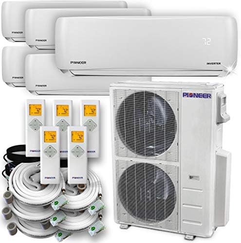 PIONEER Air Conditioner Pioneer Multi Split Heat Pump, Quint (5 Zone)