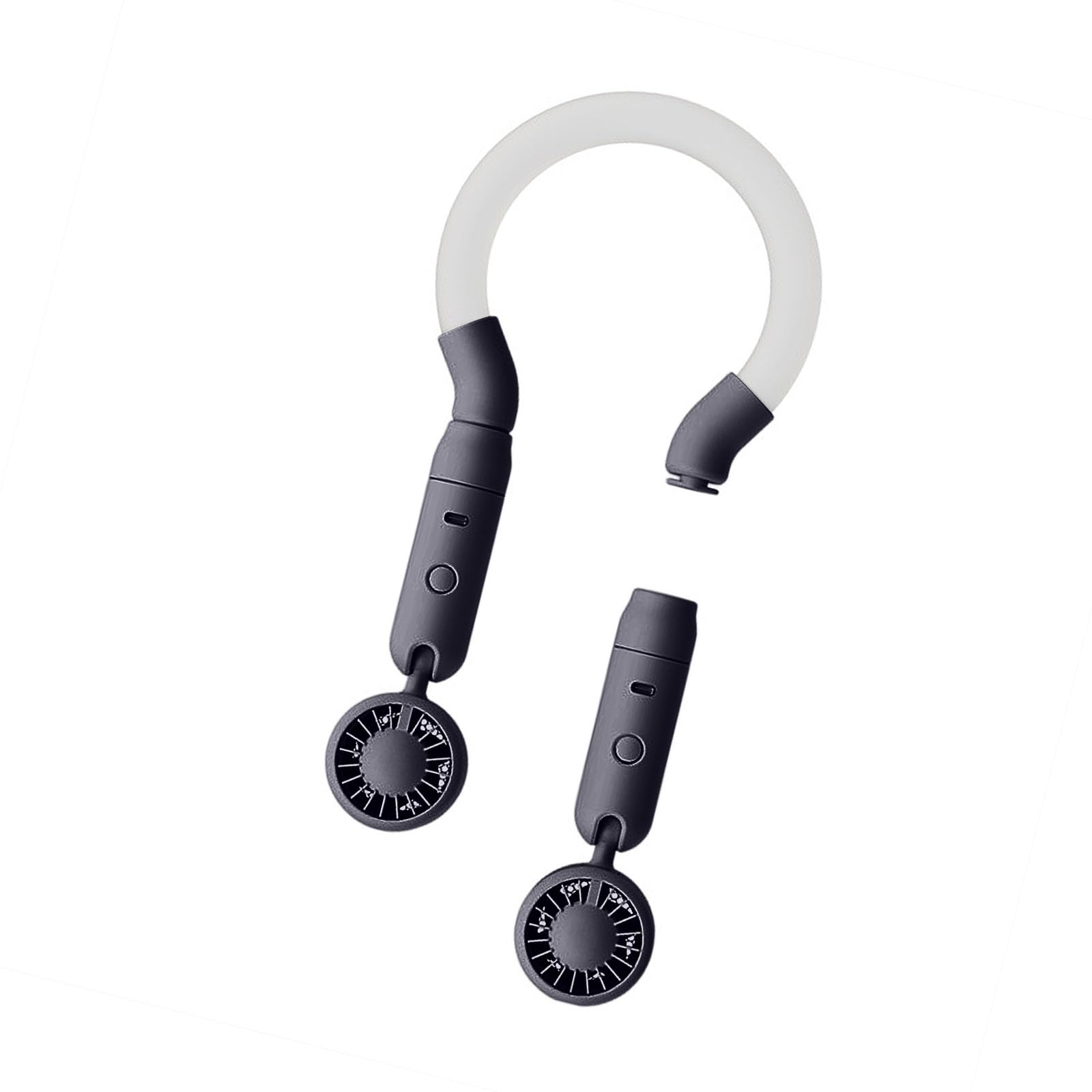 Tsophreniq Hanging Air Circulation Unit 2000mAh Rechargeable Battery Quiet Working for Daily Activities Adjustable Neck Fan