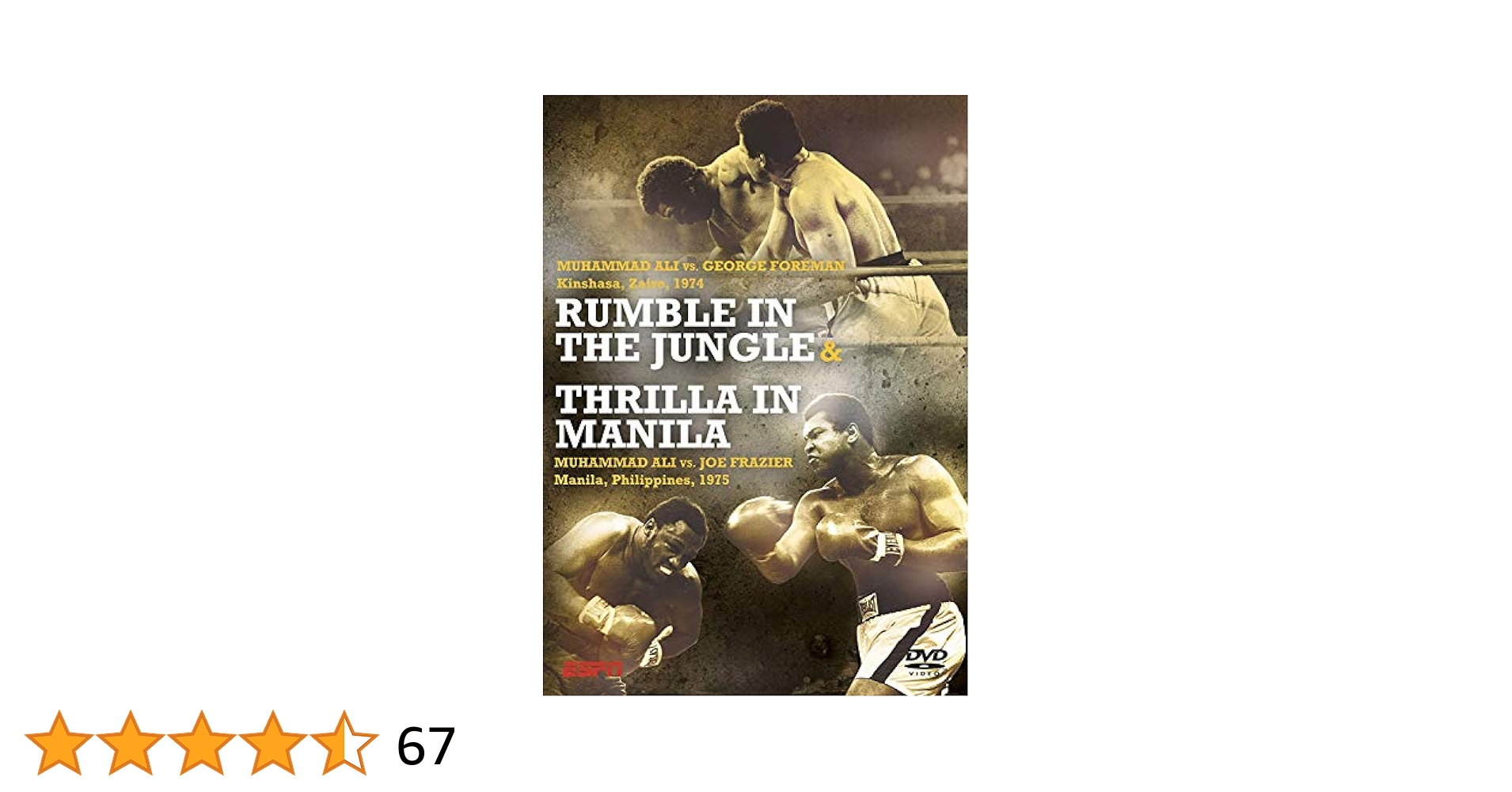 その他 Thrilla in Manila [DVD] Amazon.co.jp: BOXING - Rumble in the Jungle & Thrilla in