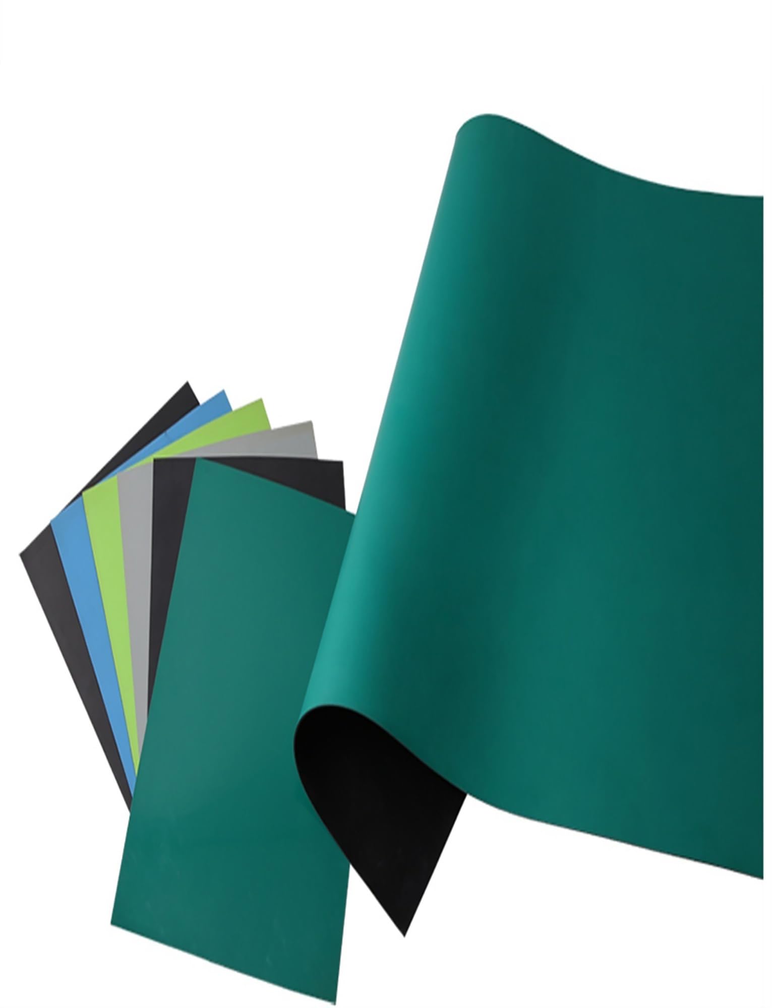 Kwadratowe pręty z tworzywa ABS, Mata lutownicza PVC ESD o grubości 3 mm, rozpraszająca ładunki elektrostatyczne, wiele rozmiarów do biurka warsztatowego(30 x 240 cm)