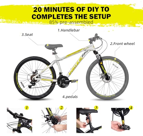 Image of WEIZE 26 27.5 in Mountain Bike Trail MTB Bicycle for Men Women