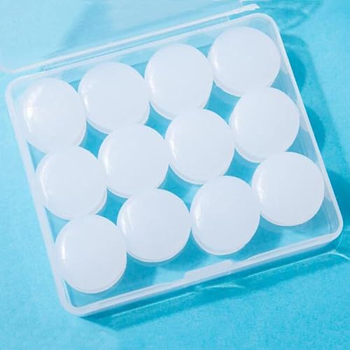 Miniatura 1 de ZEKUI Tapones de silicona moldeables suaves para los oídos tapones de gel reutilizables para nadar con cancelación de ruido tapones para los oídos