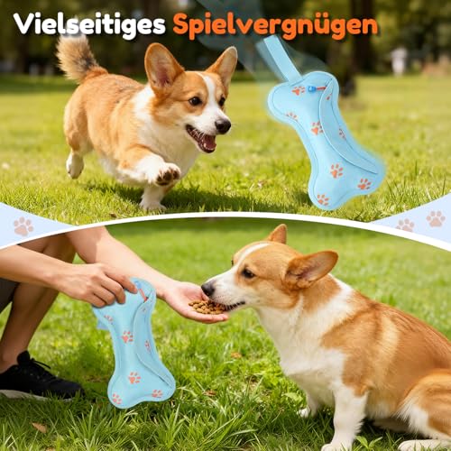 ALLCAMP Leckerlitasche für Hunde,Futterbeutel Dummy Hundetraining,Snackbeutel für Belohnung,Hundefutter Aufbewahrung,Leicht zu Reinigen für Unterwegs & Reisen