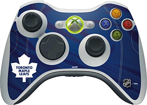 Skinit Decal Gaming Skin Compatible with Xbox 360 Wireless Controller - Officially Licensed NHL Toronto Maple Leafs Home Jersey Design