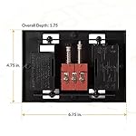 Newhouse Hardware CHM24V White 24-Volt Wired Doorbell Chime | Electrical Door Bell for Homes | Hard-Wired Door Chimes with Front Door Ding-Dong and Rear Tone | Home Improvement Electrical Equipment - Image 3