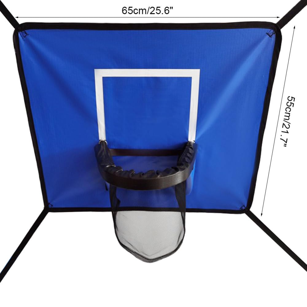 Trampoline Basketball Hoop, Stable Basketballs Goal Detachable Basketball Board with Pump & 3 Mini Balls for Indoor Outdoor - Image 2