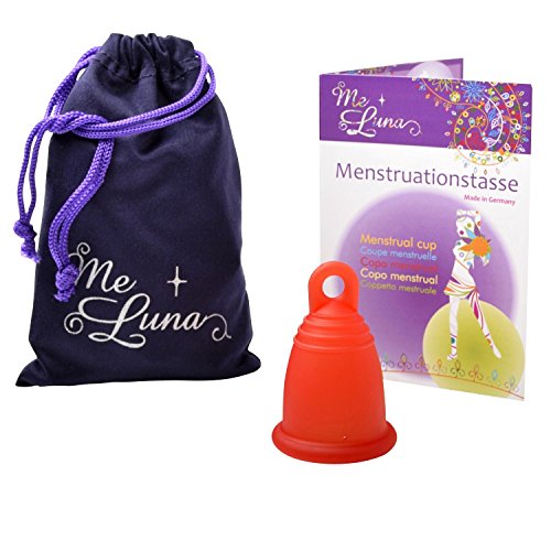 Me Luna Menstrual Taza Classic, Anillo, Rojo, tamaño S