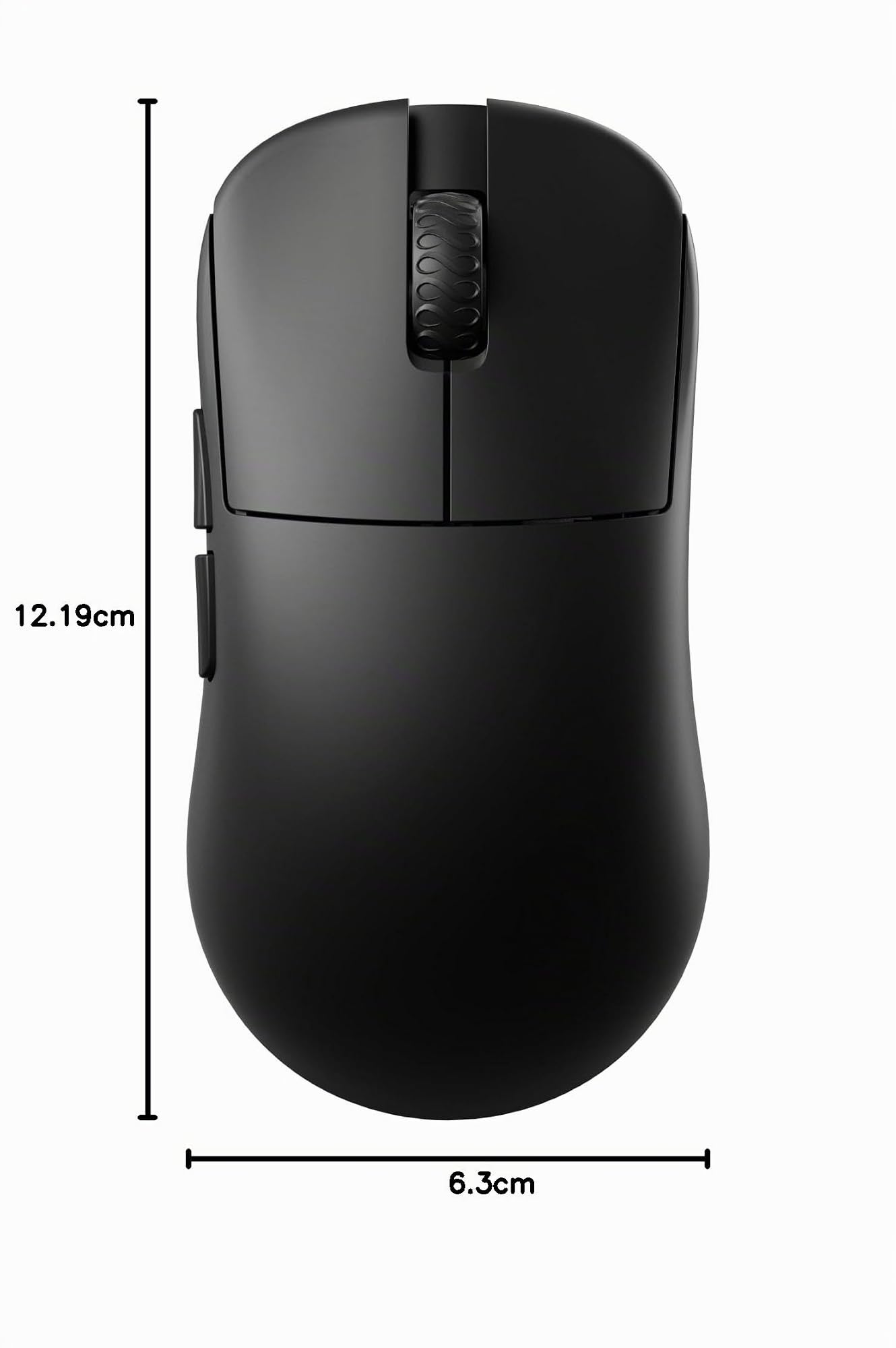 Lamzu Inca - Ratón para Juegos, tasa de sondeo 8K, interruptores ópticos, codificador a Prueba de Polvo (Negro)
