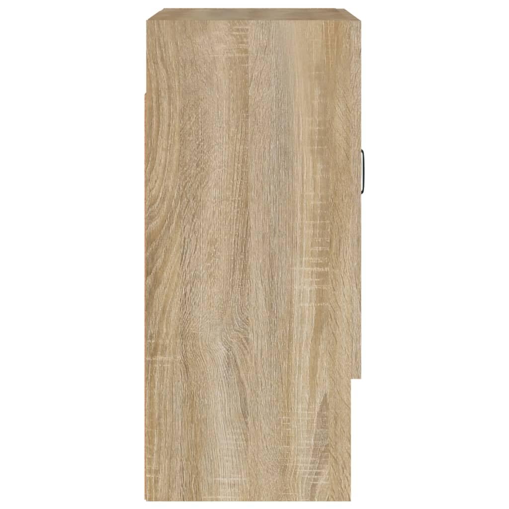 vidaXL Szafka wisząca, dąb sonoma, 60x31x70cm, materiał drewnopochodny, szafka podwieszana, szafka ścienna, górna szafka, szafki podwieszane