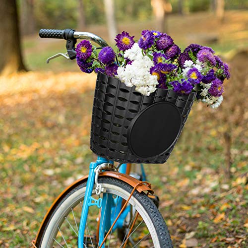 Garneck Children Bike Basket,Detachable Plastic Basket, Front Handlebar Bicycle Basket Quick Released Basket For Kids Size S #TOP4