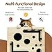 2026 New Cat Scratch Puzzle Enrichment Box, Cats Nail File Enrichment Box with Sandpaper Inside, Stress-Free Alternative to Trimming Nails, Cat Toys Interactive for Indoor Cats Nail Scratcher