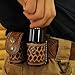 TOURBON Leather Double Speedloader Pouch Belt Carrier Speedloader Holder Case for .38 .357 .44 .45