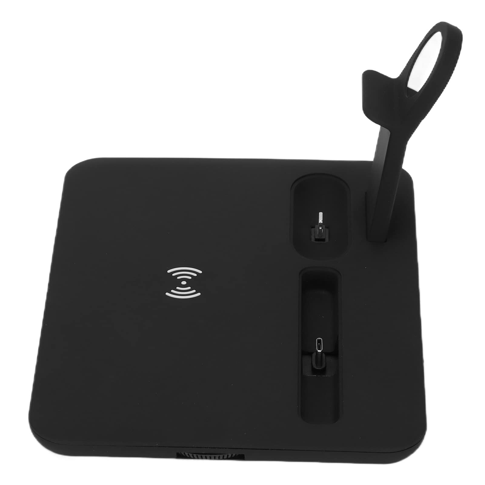 Caricabatterie Wireless 5 in 1 Stazione di Ricarica Rapida Portatile per Telefoni Cellulari Orologi Auricolari Design ABS