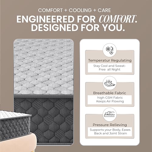 Image of RESTOFIT Orthopedic Dual Comfort Single Size Mattress 78x35x8 Inches | Medium Firm 8-Inch HR Foam Mattress for Back Support | Premium Cotton | 7-Year Warranty | Vacuum Packed Roll | Sleep well Comfort