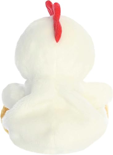 Miniatura 4 de Aurora Adorable animal de peluche Palm Pals Cooper Chicken, divertido peluche coleccionable para niños y adultos, perfecto para decorar habitaciones