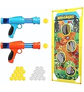 LEADSTAR Pistole Kinder,2 Stücke Schaumball Pistole Spielzeugpistole Und Stehendem Schießziel Für...