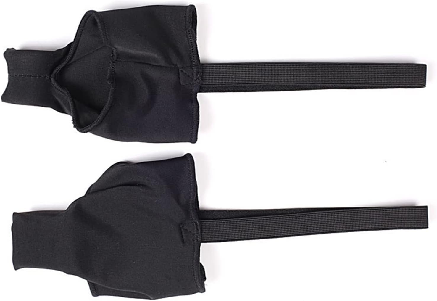 MUSUMI Thumb Toe Straightener Separator Bunion Corrector Pad Stretch Hallux Valgus Toe Protector Guard Orthopedic for Women and Men (Black L)