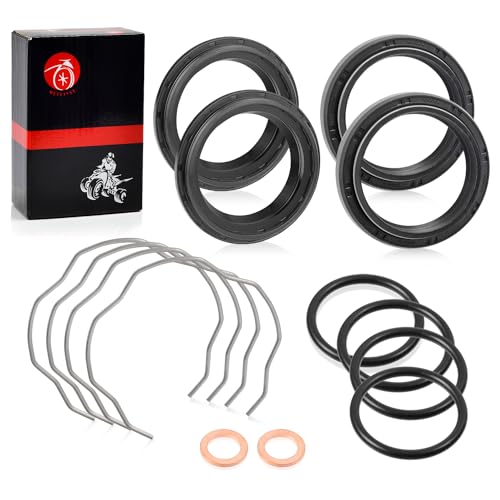 Image of Fork Dust Oil Seals Kit 41x53x8 /10.5mm For Kawasaki Ninja 650 ER650 EN650 EX650 KLR650 EJ800
