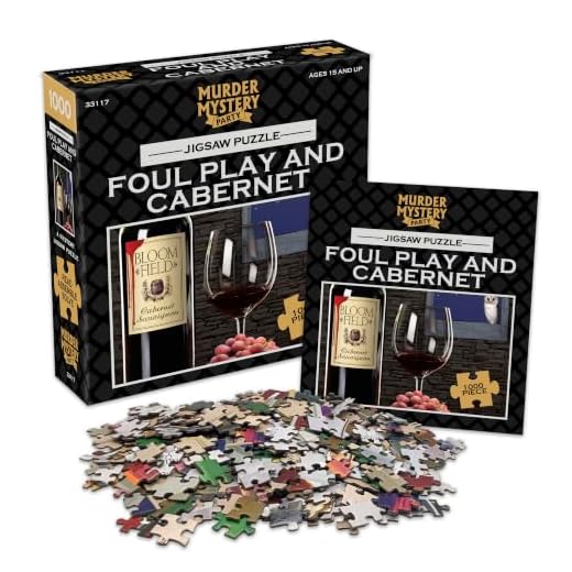 Classic Mystery Jigsaw Puzzle - Foul Play & Cabernet