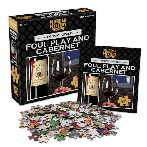 Foul Play & Cabernet 1000-Pc Murder Mystery Jigsaw...