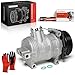 A-Premium A/C Compressor with Clutch Compatible with Jeep Grand Cherokee 2005-2010 & Chrysler 300 2005-2010 & Dodge Charger 2006-2010, Challenger 2008-2010, Magnum 2005-2008, 5.7L 6.1L