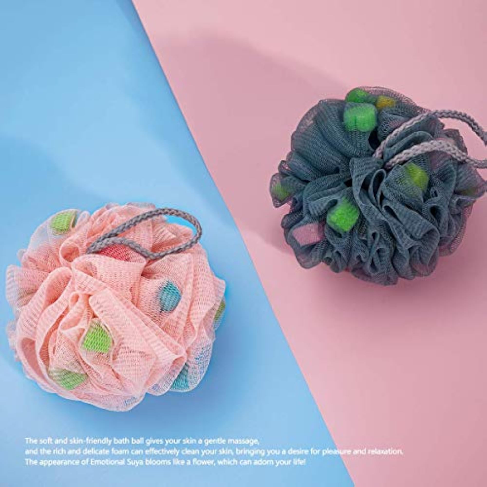 Body Cleaning Bubble Bath Ball Shower Soft Sponge