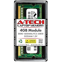 A-Tech 4GB RAM for Clevo N155RD, P771ZM, W130EW, W251EUQ, W253CZQ, W330SU2, W547CZ-T, W550SU2, W670SJQ, W670SJQ1, W740SU, W950KU | DDR3 1600MHz PC3-12800 SODIMM 1.5V Non-ECC Memory Upgrade