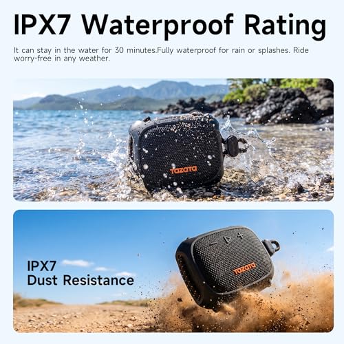 TAZATA IPX7 Waterproof Bike Speaker