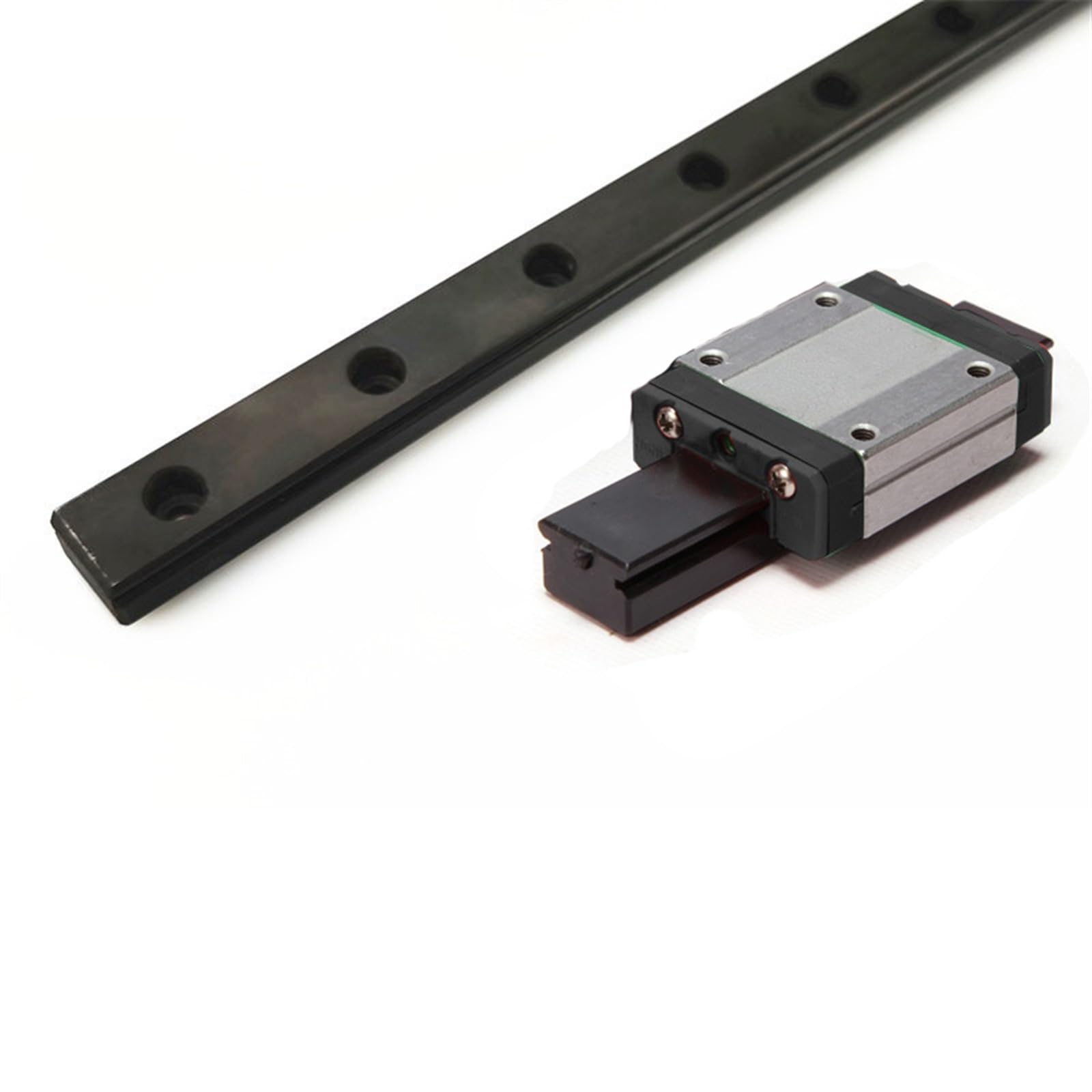 Guide de rail linéaire MGN12 avec chariot MGN12C noir de 650mm pour axe CNC