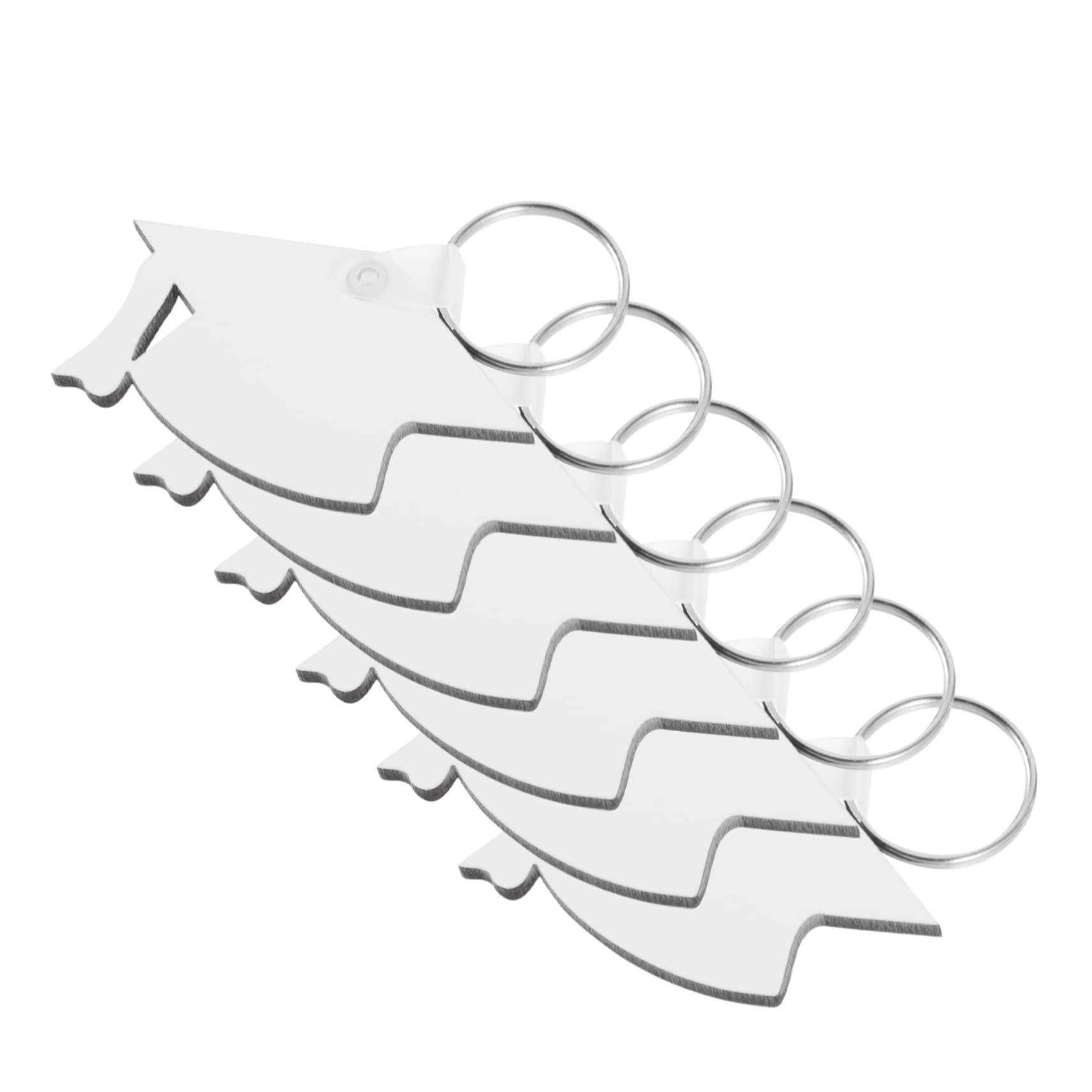 30piezas Llaveros De Sublimación Para Pack Para Transferencia De Calor Perfectos Para Recuerdos Personalizados