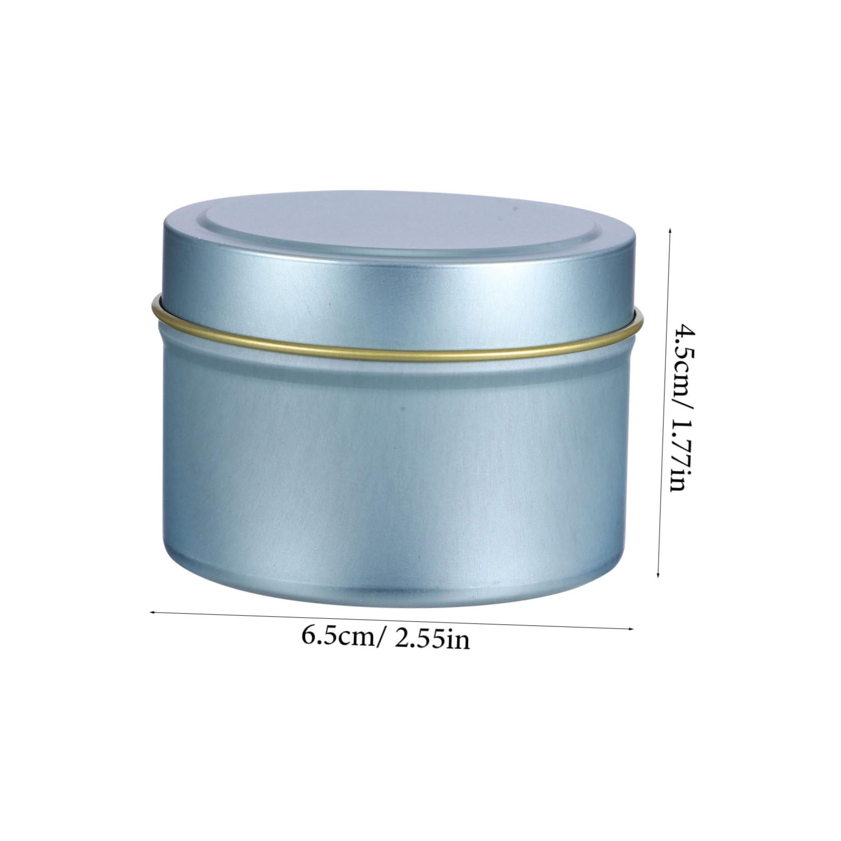 Veemoon 24pcs Tin Jar Candle Set Fall Decorated Candle Jars for DIY Making Tins