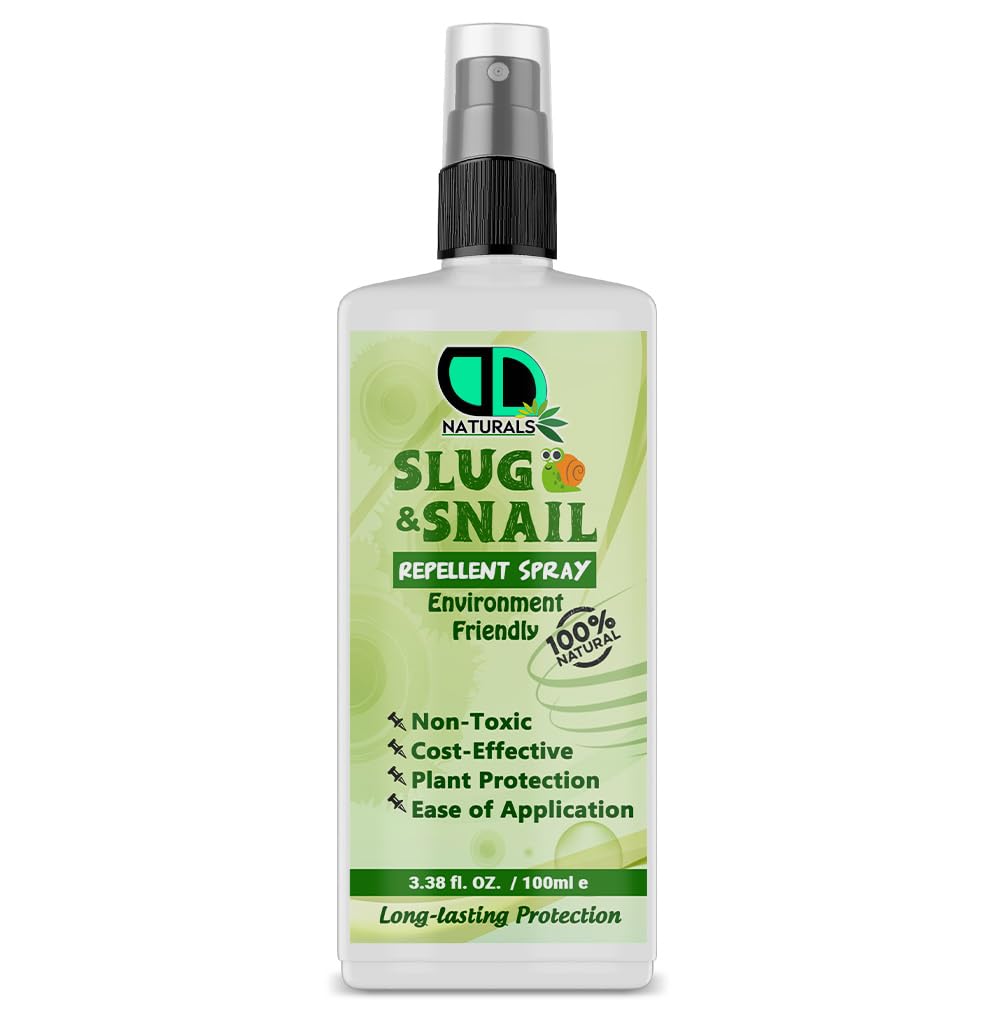 DD Teck Slug & Snail Max Repellent Spray | Kills & Repels Slugs & Snails Effectively | Quick & Easy Application | Natural Formula | | Long Lasting Protection| Home, Garden & Plants (100ml Spray)