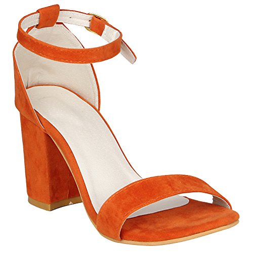 Image of Misto Women's and Girl's Formal Casual Suede Leather Block Heel Sandal