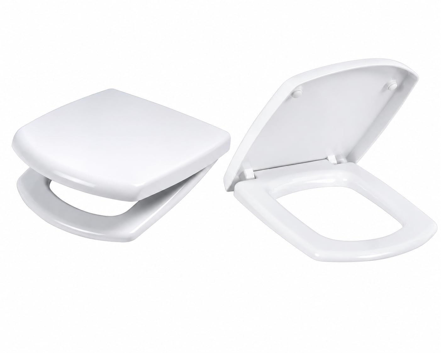 WC-Sitz passend Cersanit Carina, weiß, SoftClose (44cm x 35cm)