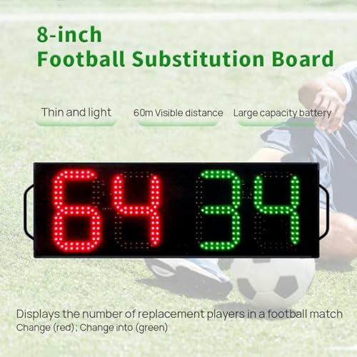 Tablero de Sustitución LED para Fútbol con Pantalla Digital miniatura 3