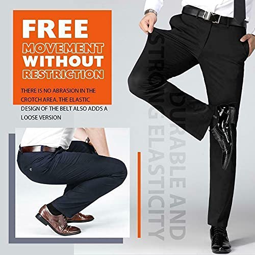 Men Classic Pants Thin Trousers Casual 
